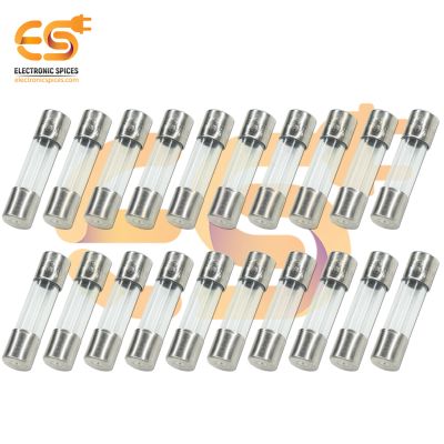 3A 250V 5mm x 20mm Fast Acting Glass Tube Cartridge Fuse Pack of 100